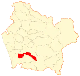 Kaart van Pitrufquén