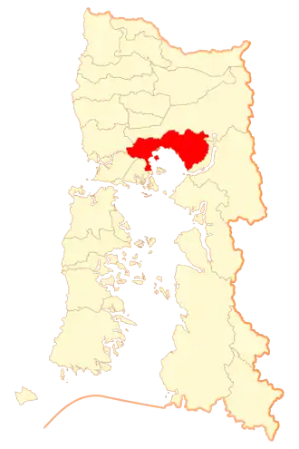 Kaart van Puerto Montt