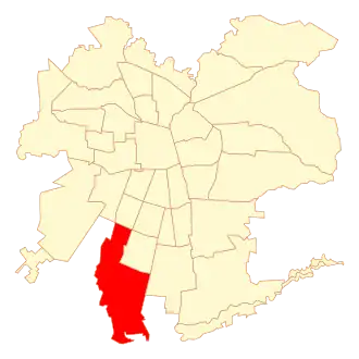 Kaart van San Bernardo