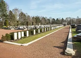 Perk met Britse gesneuvelden