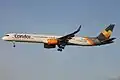 Boeing 757-300 met voormalige Thomas Cook merk livery