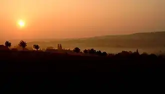 De vallei van Buzet (Floreffe) in de Condroz