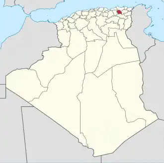 Kaart van Constantine