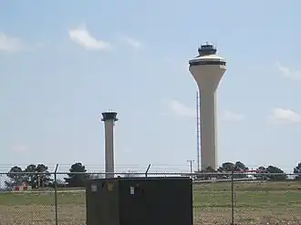 oude en nieuwe controletoren Memphis International Airport