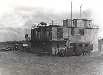 Controletoren op Tempsford tijdensde Tweede Wereldoorlog