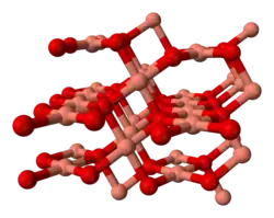 part of CuO's crystal structure