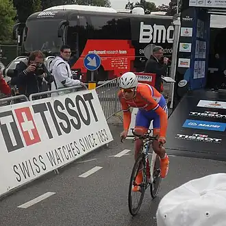 Corine van der Zijden op het WK 2012 in Valkenburg