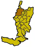 Locatie van Cormons in Gorizia (GO)