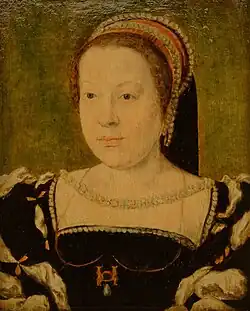Catharina de' Medici, echtgenote van Hendrik van Valois, vóór 1540