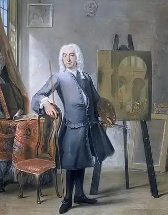 Zelfportret (1745) Cornelis Troost, Mauritshuis
