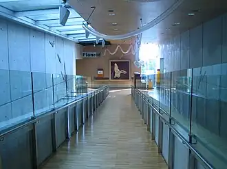 De toegang tot het planetarium