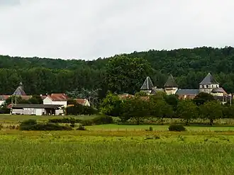 Gezicht op Coulaures