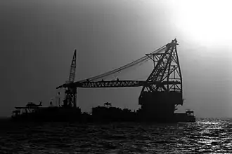 De Hercules in de Perzische Golf tijdens Operation Prime Chance, 1 juni 1988