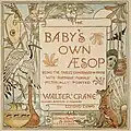 Titelpagina van Baby's Own Aesop, Walter Crane, London, 1887