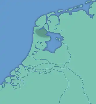 Het Creiler Woud voor de Allerheiligenvloed van 1170