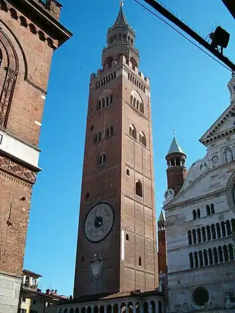 Torrazzo, Cremona, voltooid 1309