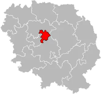 Locatie van het kanton