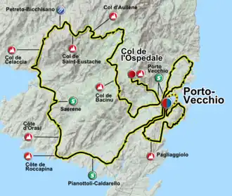 Routekaart van de Internationaal Wegcriterium 2011