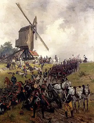 Napoleon bij de molen van Naveau