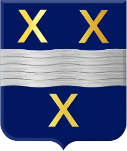 Het wapen van de heerlijkheid Cromstrijen volgens het register van de HRvA