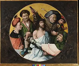 Navolger van Jheronimus Bosch. De doornenkroning. Ca. 1533 of later. San Lorenzo de El Escorial, El Escorial.