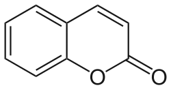 Structuurformule van cumarine