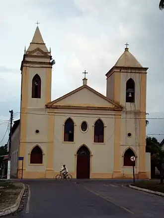 Katholieke kerk Nossa Senhora do Rosario in Curuçá