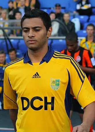Cleiton Xavier bij Metalist Charkov in 2010