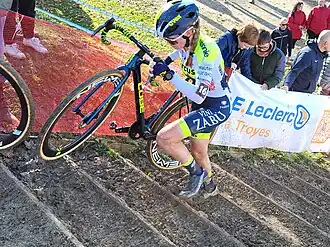 Brouwers tijdens de wereldbeker van Troyes 2023.