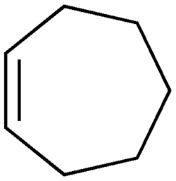 Structuurformule van cyclohepteen