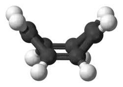 Molecuulmodel van cyclo-octatetraëen