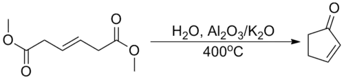 Synthese van 2-cyclopenten-1-on