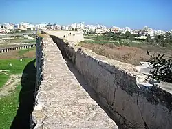 Het aquaduct vanaf boven