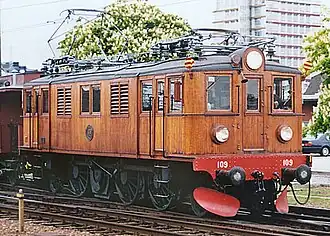 SJ locomotief 109, museum locomotief te Malmö