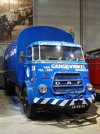 Van Gansewinkelvrachtwagen in DAF Museum
