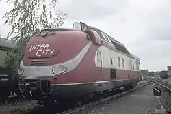 Omgebouwd naar 602 met gasturbine voor de Intercity dienst