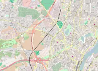 Spoorlijn Kiel-Hassee - Kiel West op de kaart