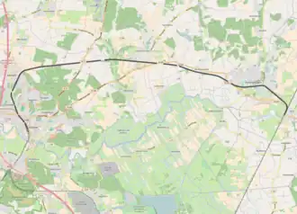 Spoorlijn Wrist - Itzehoe op de kaart