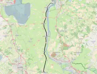 Spoorlijn Hude - Nordenham-Blexen op de kaart