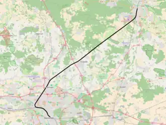 Spoorlijn Hannover - Celle op de kaart