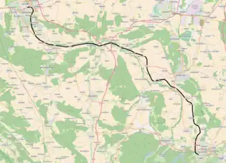 Traject spoorlijn Hildesheim - Goslar