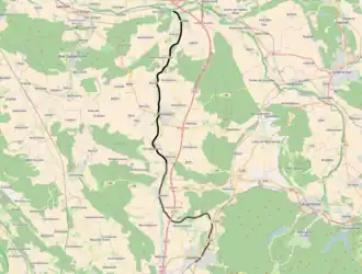 Traject spoorlijn Derneburg - Seesen