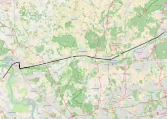 Spoorlijn Haltern - Büderich op de kaart