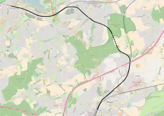 Spoorlijn Dortmund-Hörde - Schwerte op de kaart