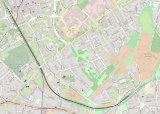 Spoorlijn Essen-Borbeck - Essen-Altendorf op de kaart