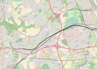 Spoorlijn Dortmund-Bövinghausen - Dortmund-Dorstfeld op de kaart