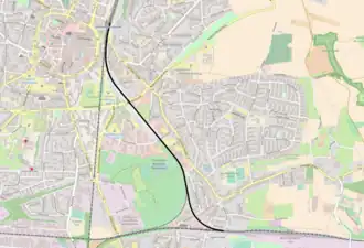 Spoorlijn Recklinghausen Ost - Recklinghausen Hauptbahnhof op de kaart