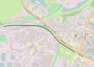 Spoorlijn Hattingen - Hattingen Mitte op de kaart