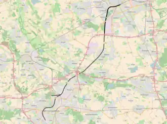 Spoorlijn Krefeld - Mönchengladbach-Speick op de kaart