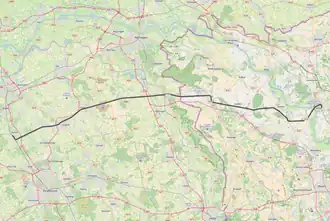 Spoorlijn Boxtel - Wesel op de kaart